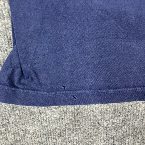 Polo Ralph Lauren T-Shirt Mens Size XL Navy Long Sleeve Crew Neck Logo Tee - Picture 7 of 8